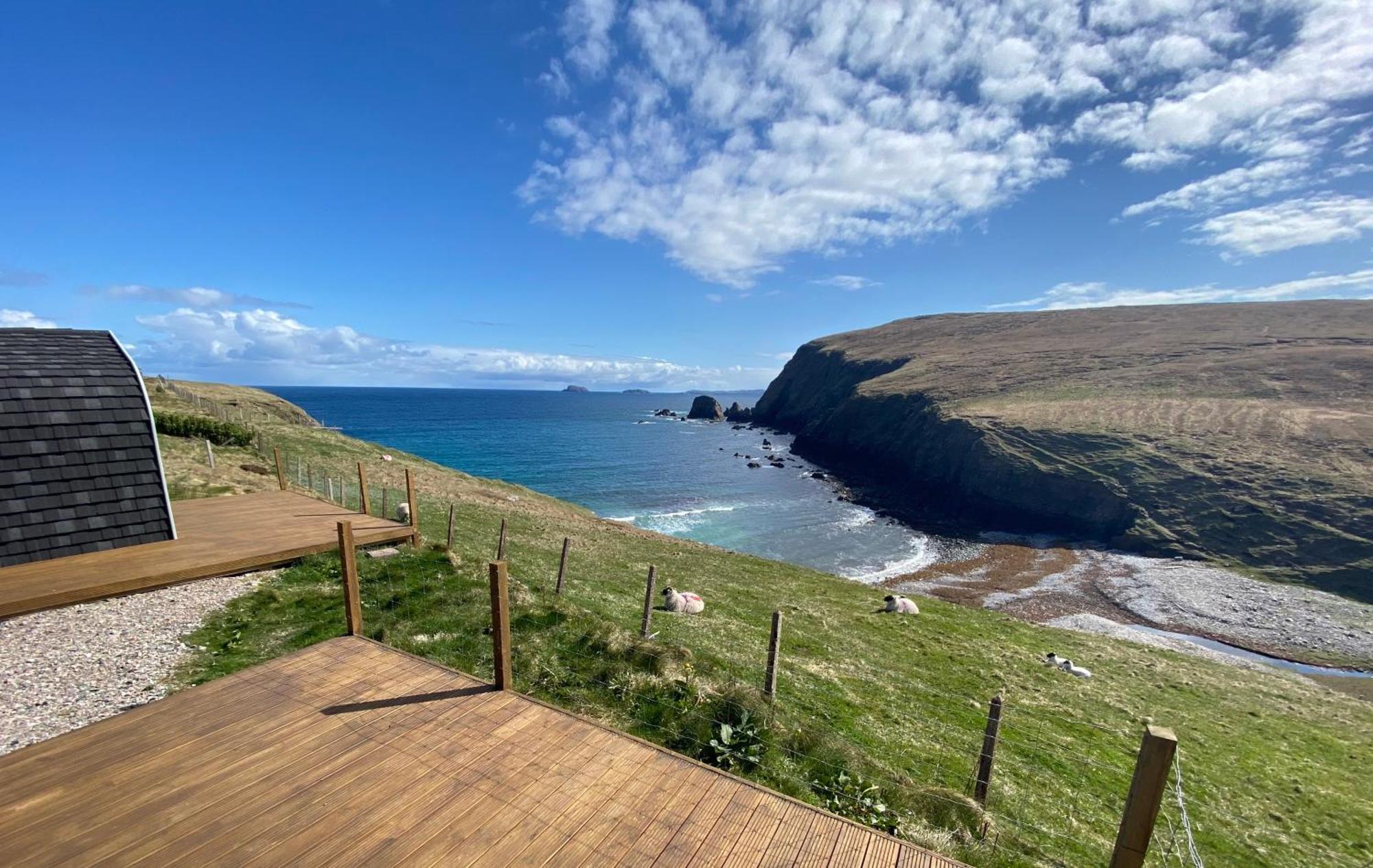 Seapods - Isle Of Lewis - Luxury En-Suite Pods On The Edge Of The Atlantic Ocean Aird Uig Kültér fotó
