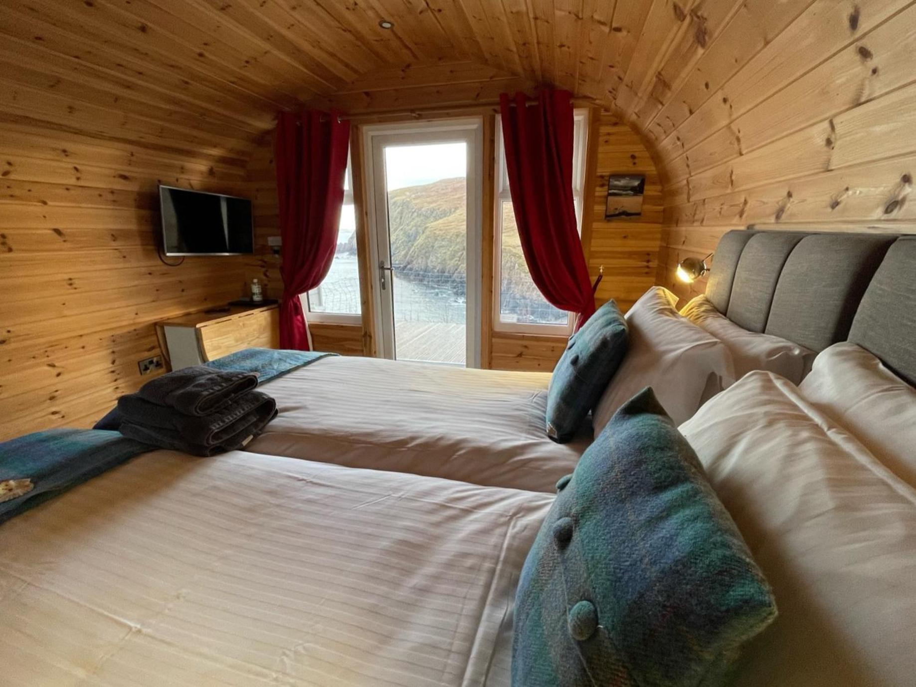 Seapods - Isle Of Lewis - Luxury En-Suite Pods On The Edge Of The Atlantic Ocean Aird Uig Kültér fotó