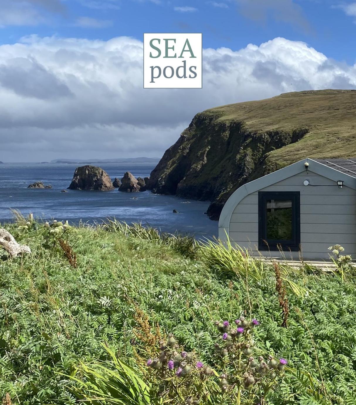 Seapods - Isle Of Lewis - Luxury En-Suite Pods On The Edge Of The Atlantic Ocean Aird Uig Kültér fotó
